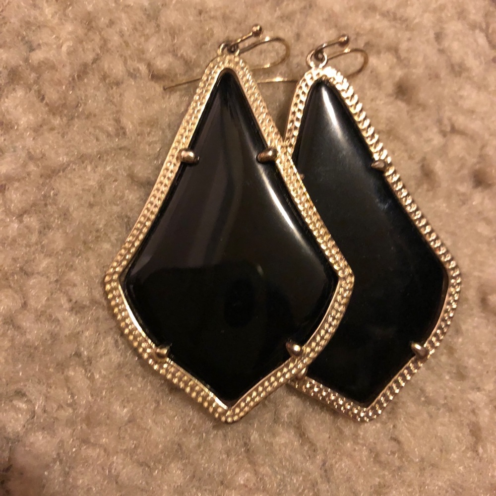 Kendra Scott Black Alexandria’s earrings